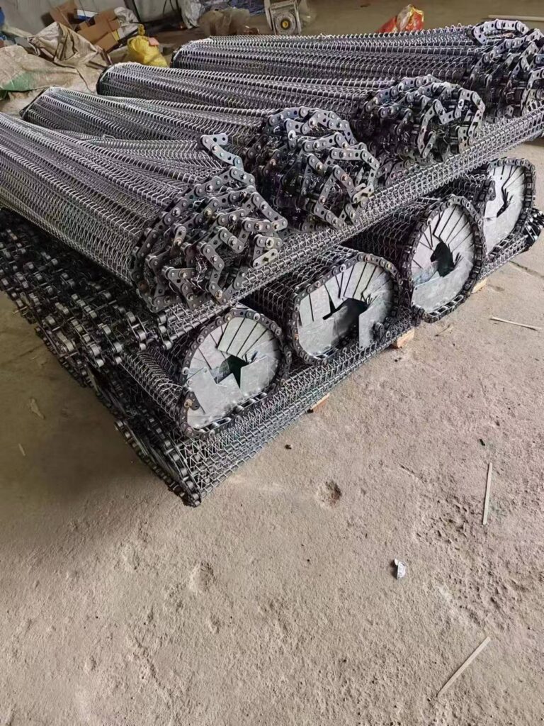 Stainless steel wire mesh conveyor belt for food processing